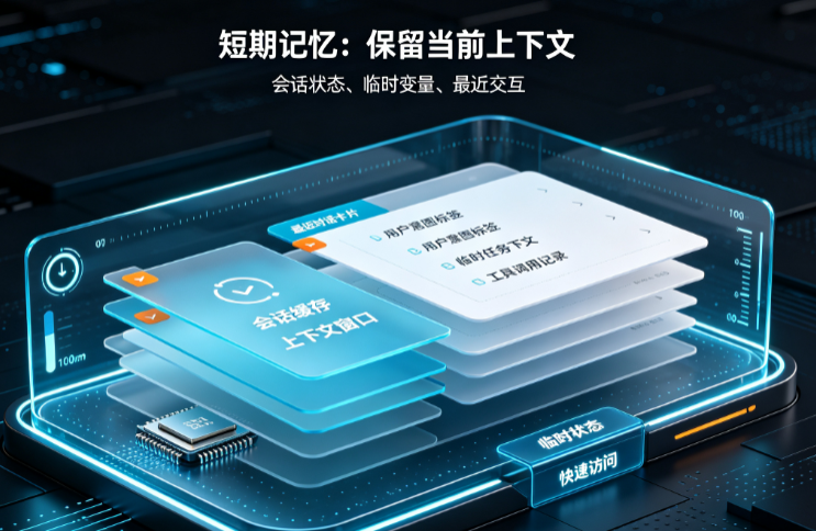 智能体的记忆机制怎么实现?短期记忆、长期记忆、向量存储如何设计?