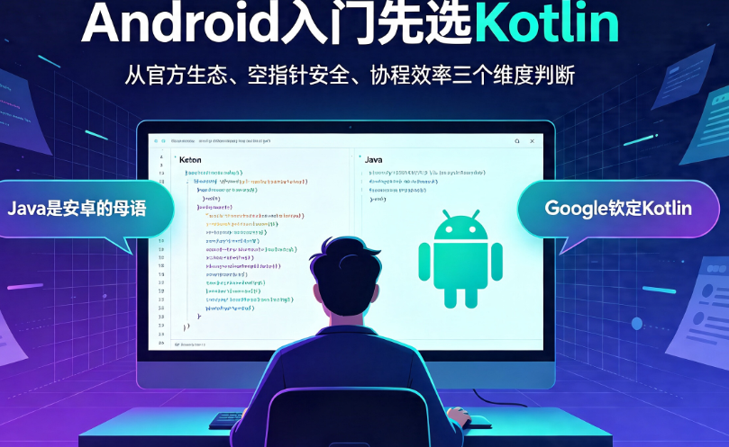 Android编程怎么入门?Kotlin还是Java?四大组件怎么学?