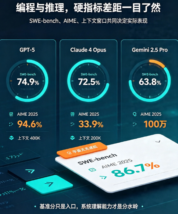 Claude 4 vs GPT-5 vs Gemini:三大顶流AI编码模型终极横评,谁更懂你的逻辑?