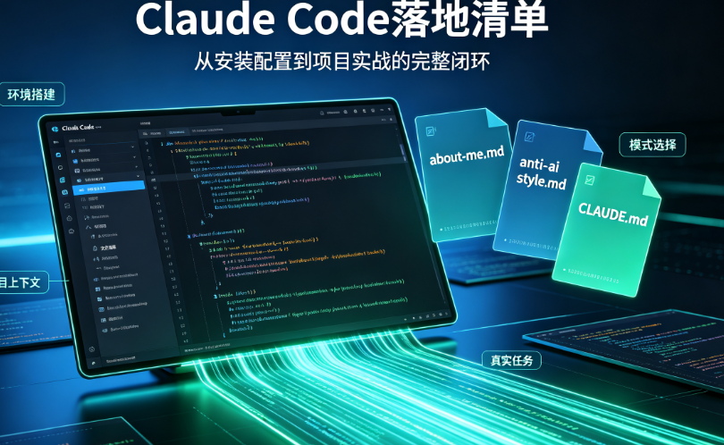 Claude Code落地3步法：从安装部署到项目实战，AI编码新范式的完整闭环指南